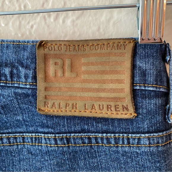 Vintage Ralph Lauren Stretch Saturday Bootcut Jeans Size 6x32 Denim Flare - Picture 7 of 13